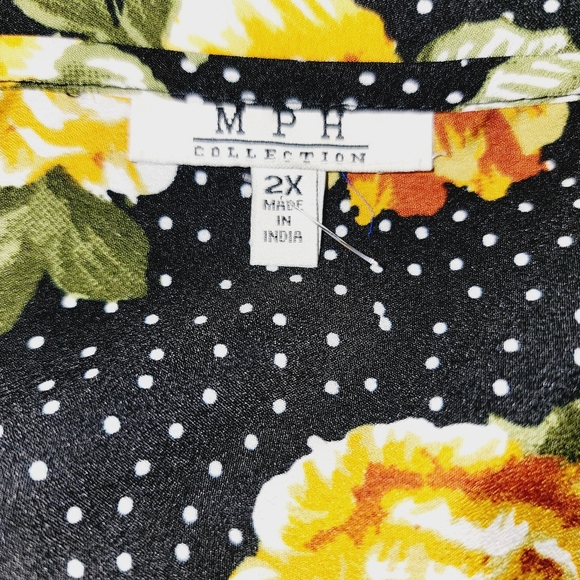 Womens Plus Size 2X Sleeveless Pullover Floral Midi Lightweight Sundress - Picture 6 of 8